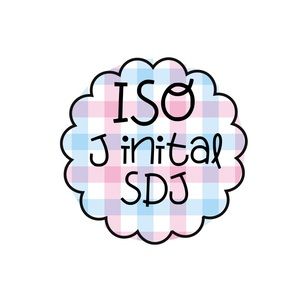 I am ISO any J initial outfits/items as well as SDJ monogram for a boy